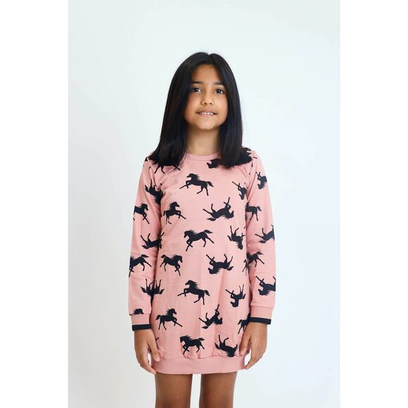 Sweater Pink  and Black Dress size 10 - Picture 3 of 8